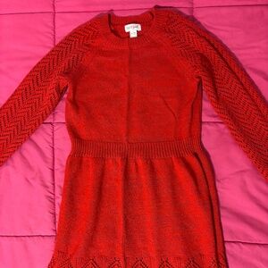 H&M Girls' Red Holiday Dress | Size 7/8 | Great Condition